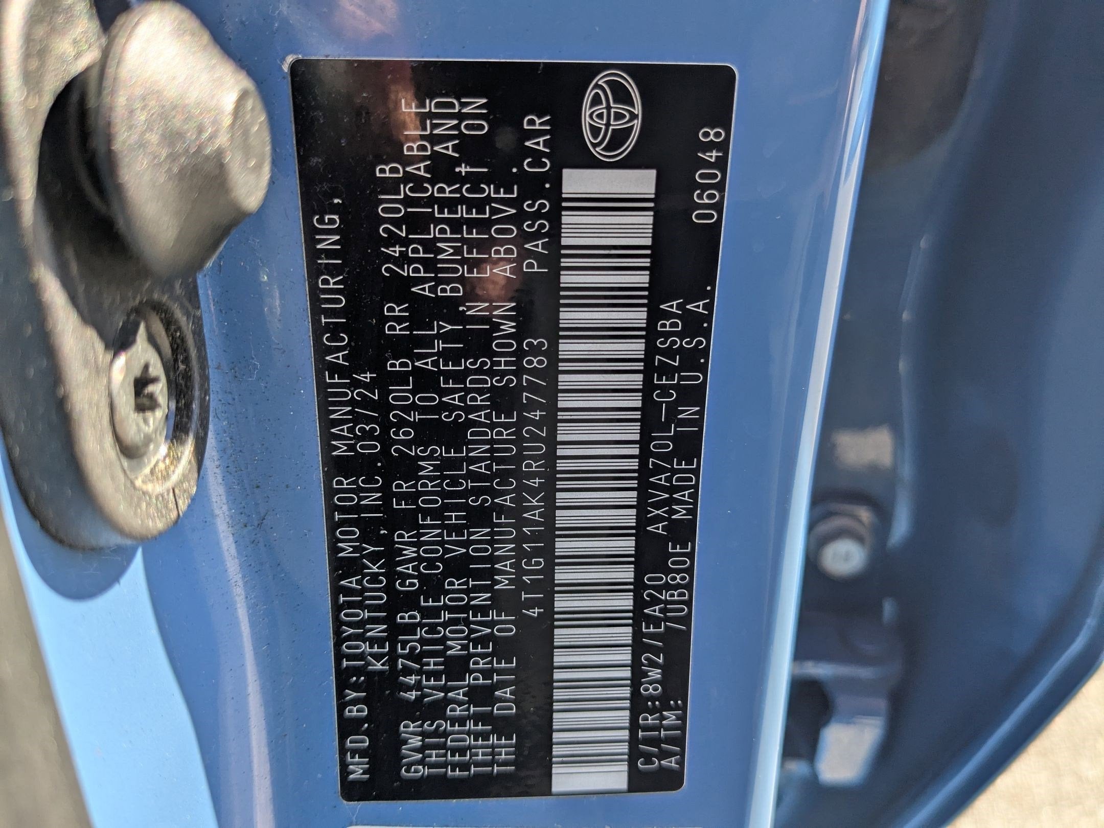 2024 Toyota Camry SE