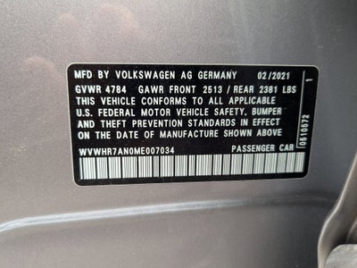 2021 Volkswagen Arteon 2.0T SEL R-Line