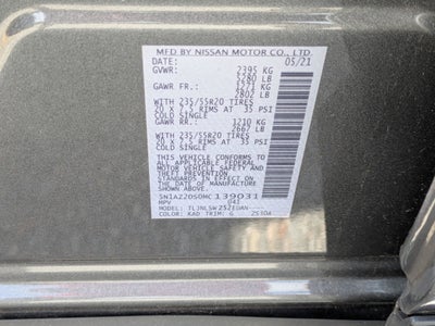 2021 Nissan Murano Platinum