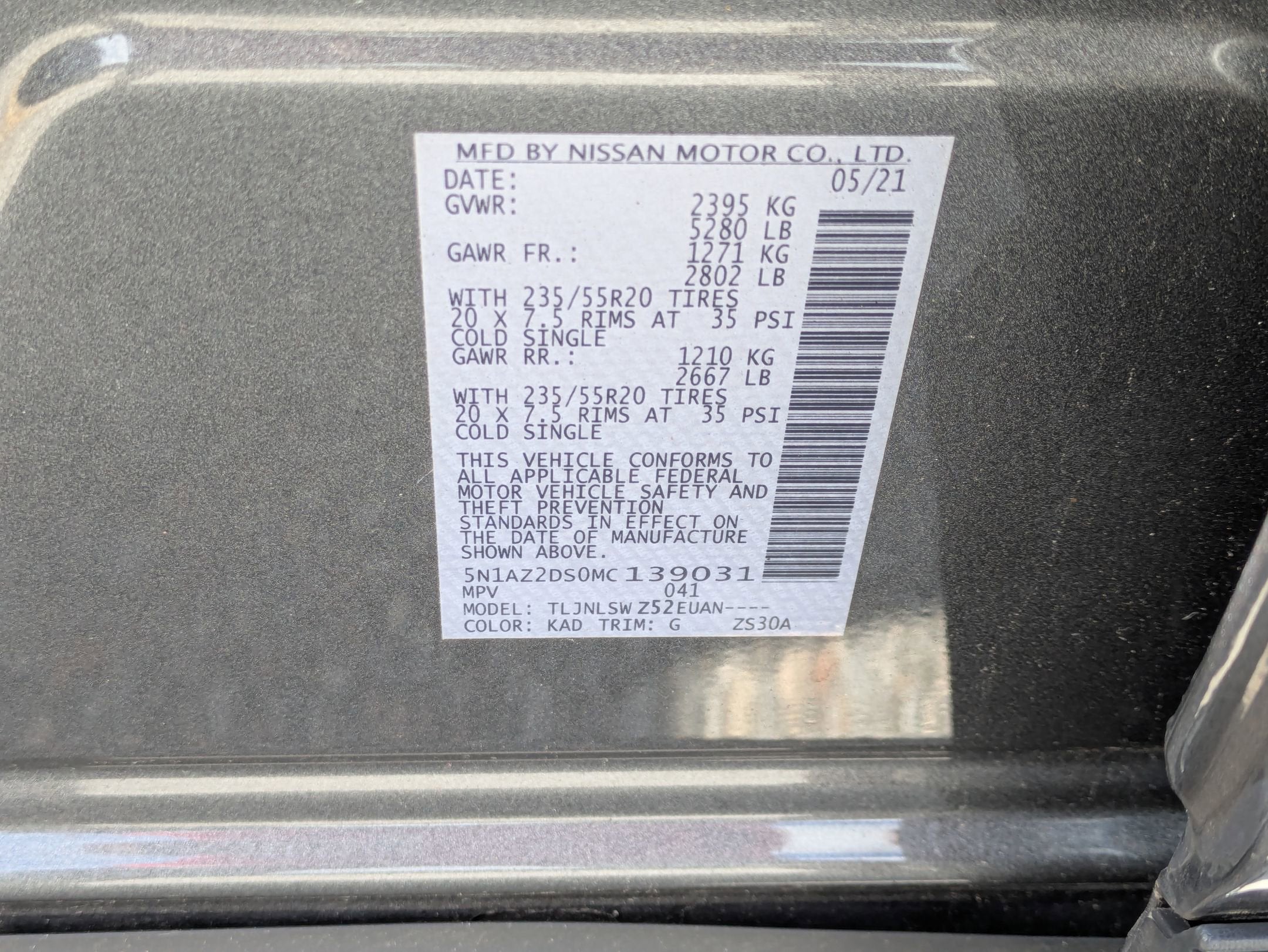 2021 Nissan Murano Platinum