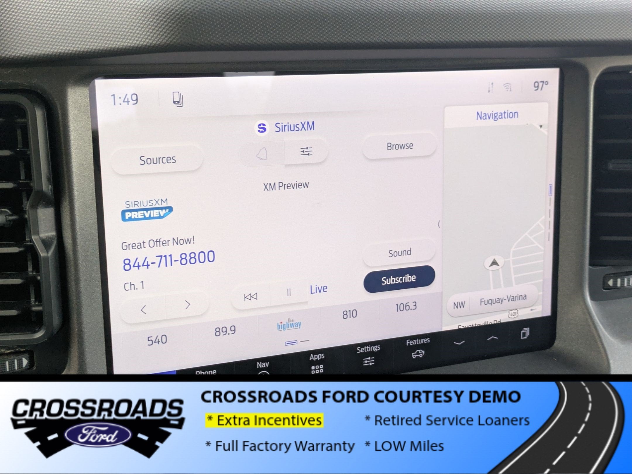 2026 Ford Bronco Big Bend - Crossroads Courtesy Demo