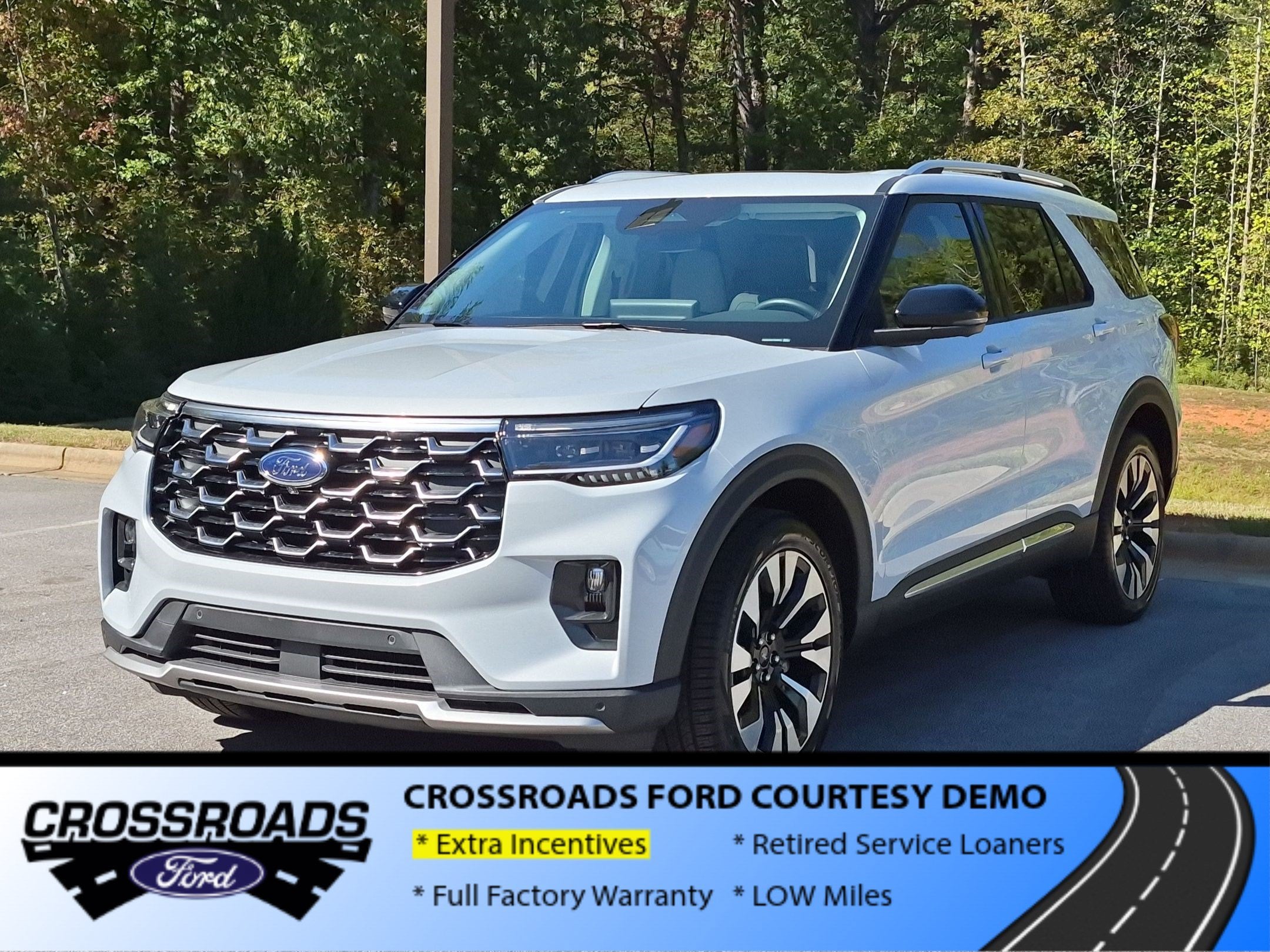 2026 Ford Explorer Platinum - Crossroads Courtesy Demo