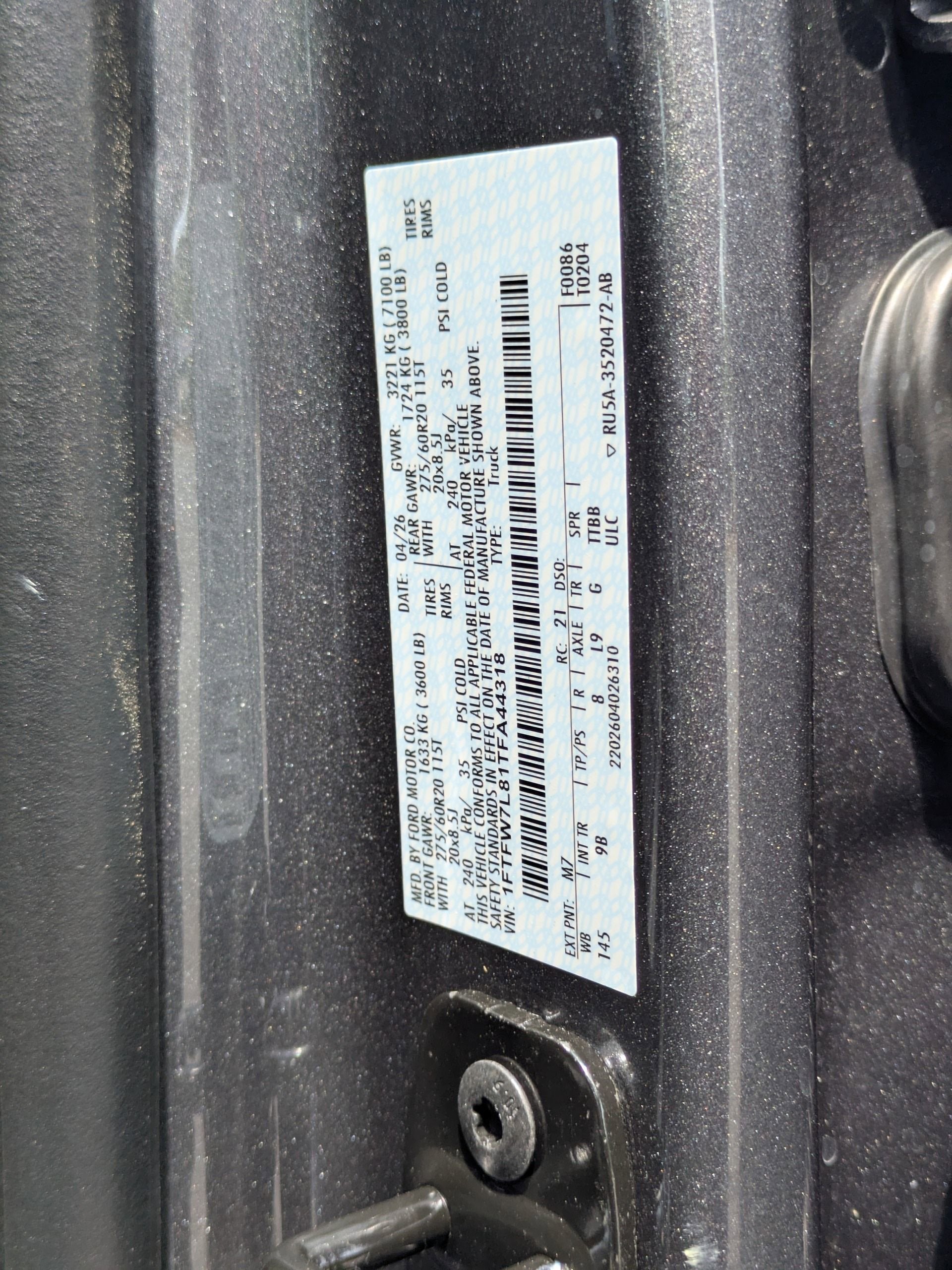2026 Ford F-150 Platinum