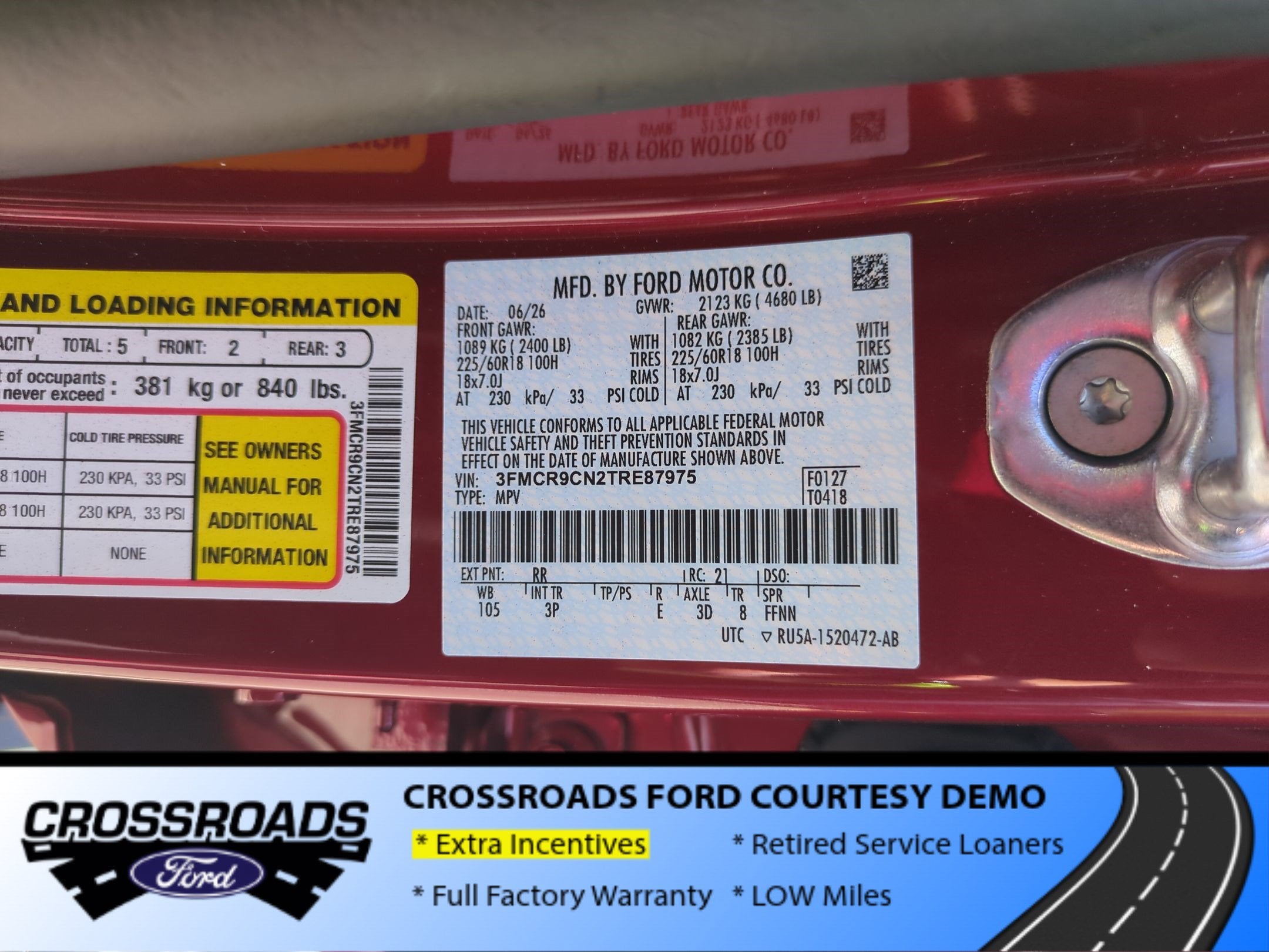 2026 Ford Bronco Sport Outer Banks - Crossroads Courtesy Demo