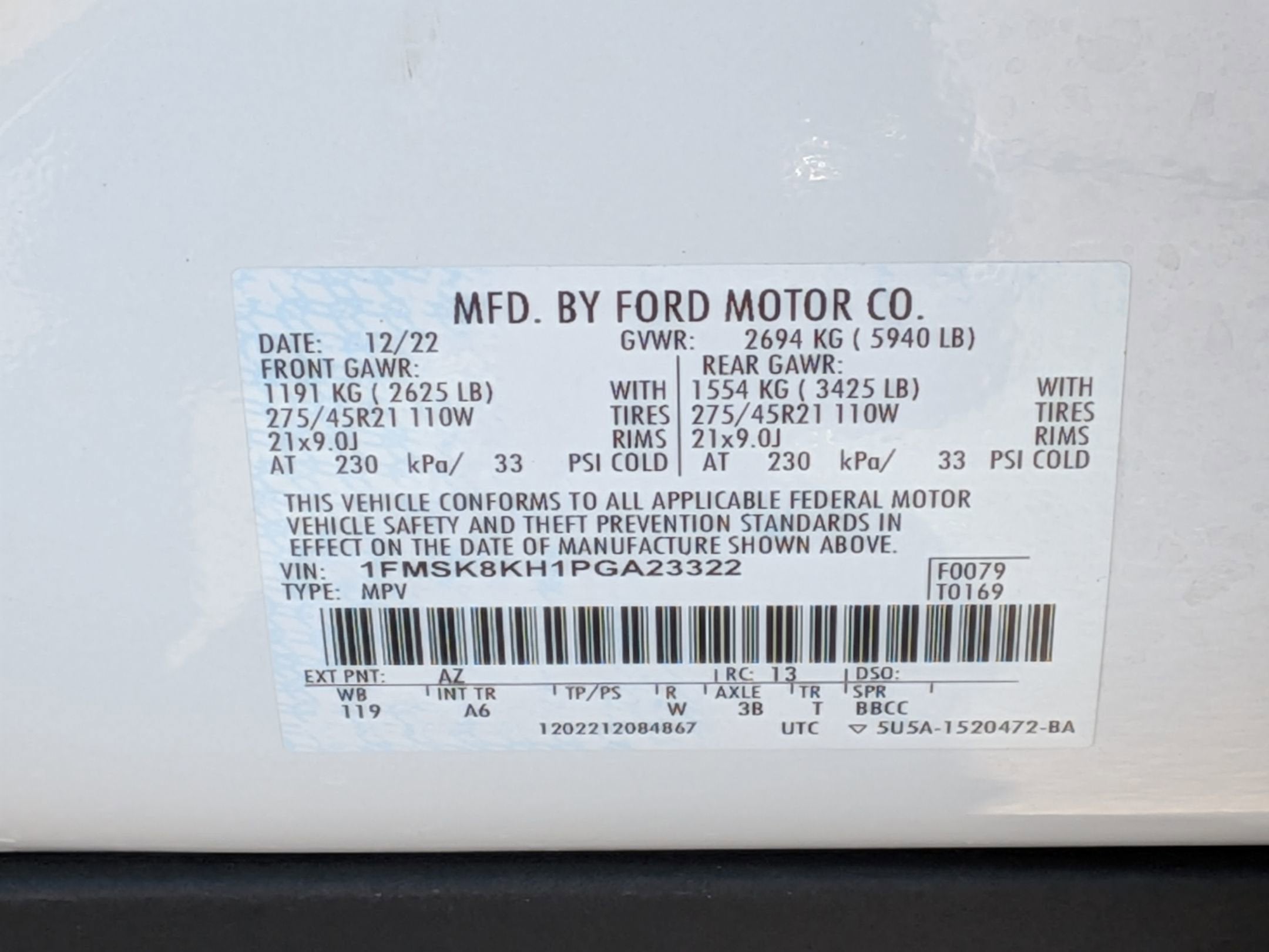 2023 Ford Explorer ST-Line