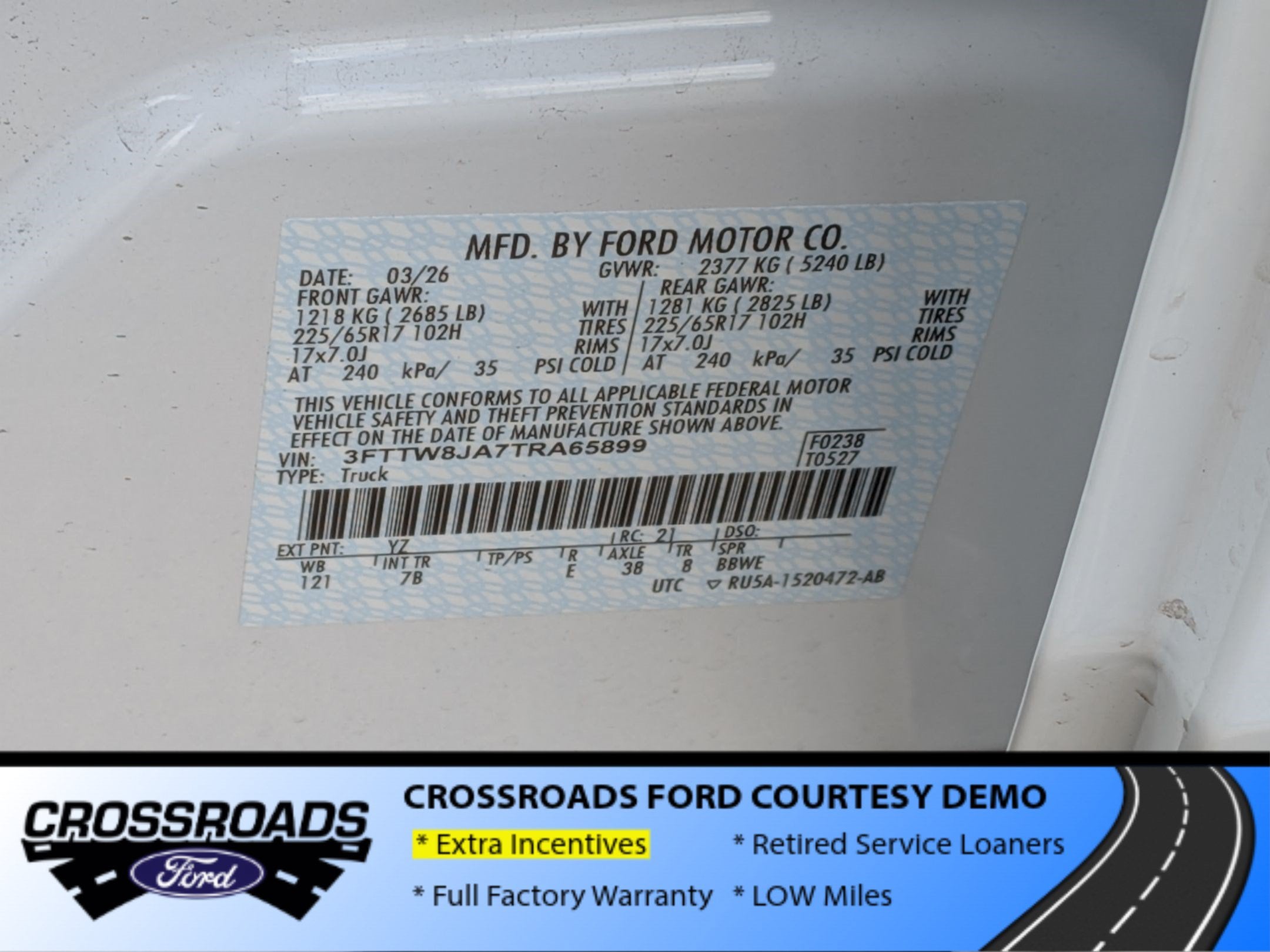 2026 Ford Maverick XLT - Crossroads Courtesy Demo