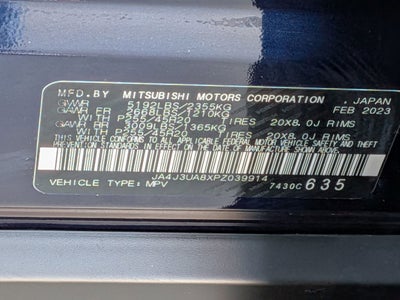 2023 Mitsubishi Outlander SE