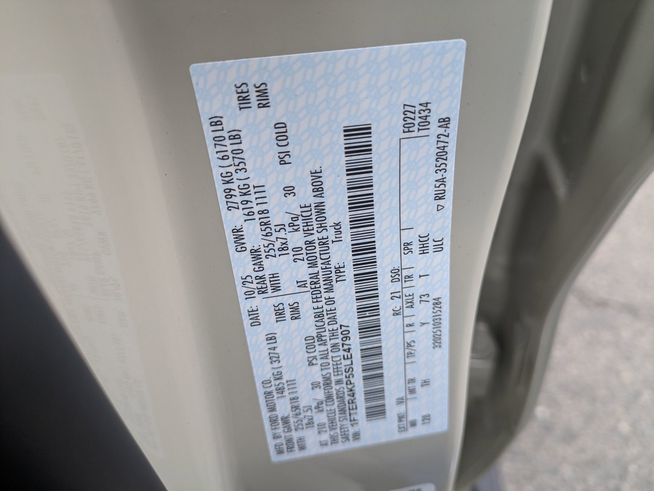 2025 Ford Ranger LARIAT