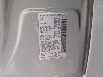2023 Nissan Frontier PRO-4X