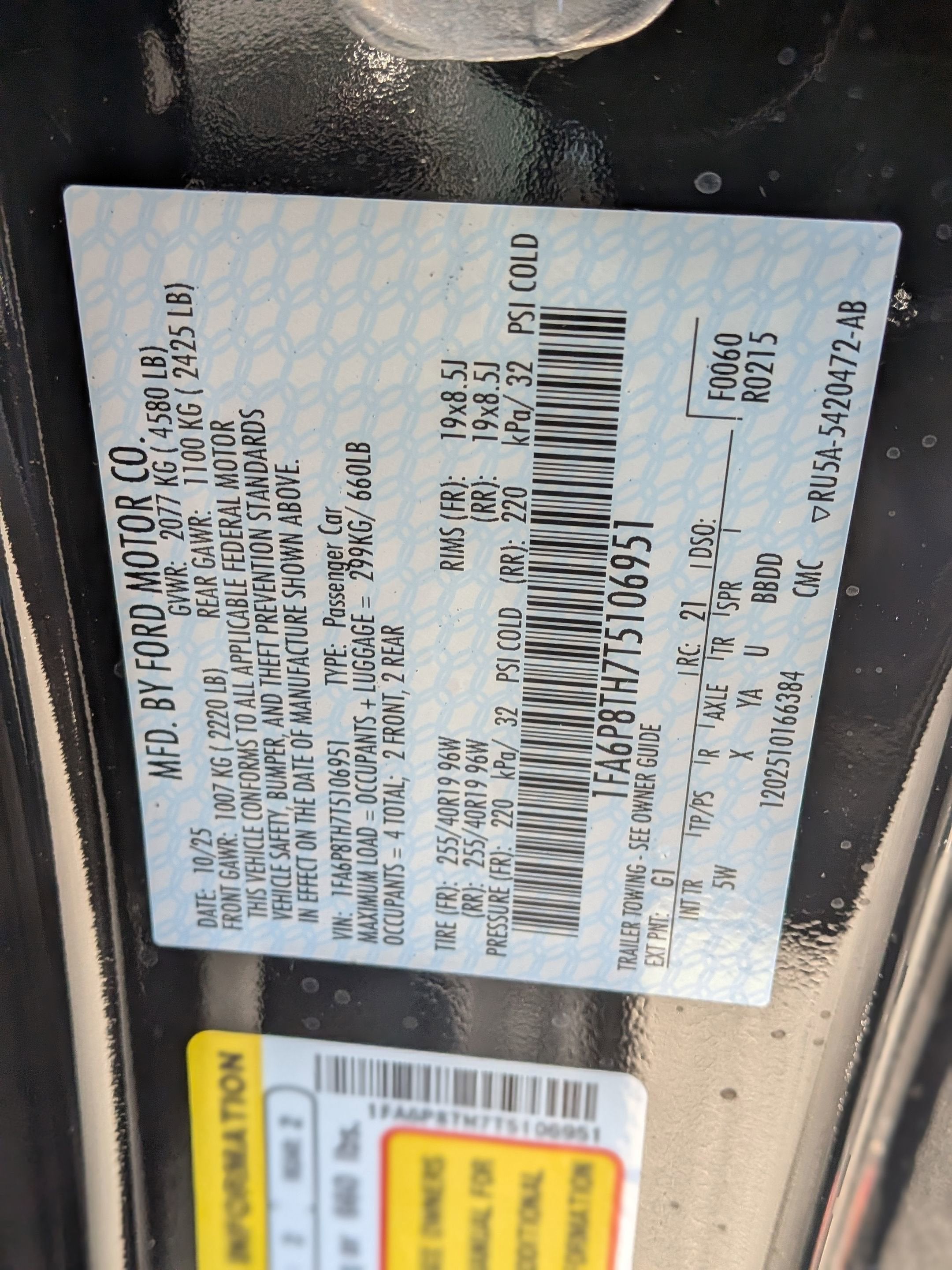 2026 Ford Mustang EcoBoost Premium