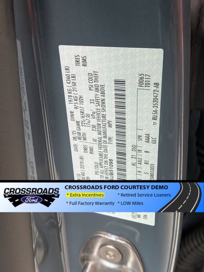 2025 Ford Escape Active - Crossroads Courtesy Demo
