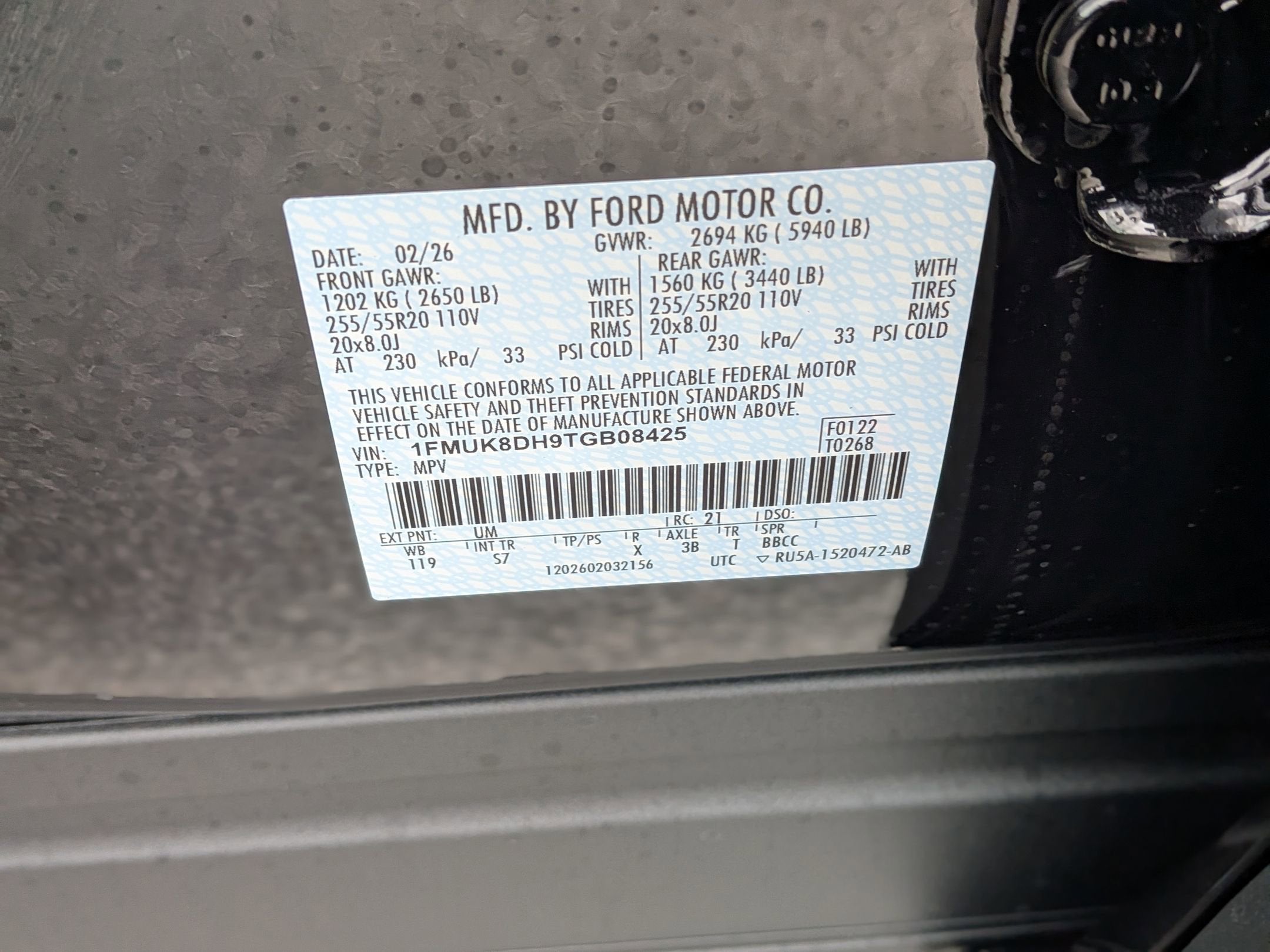 2026 Ford Explorer Active w/200A Pkg