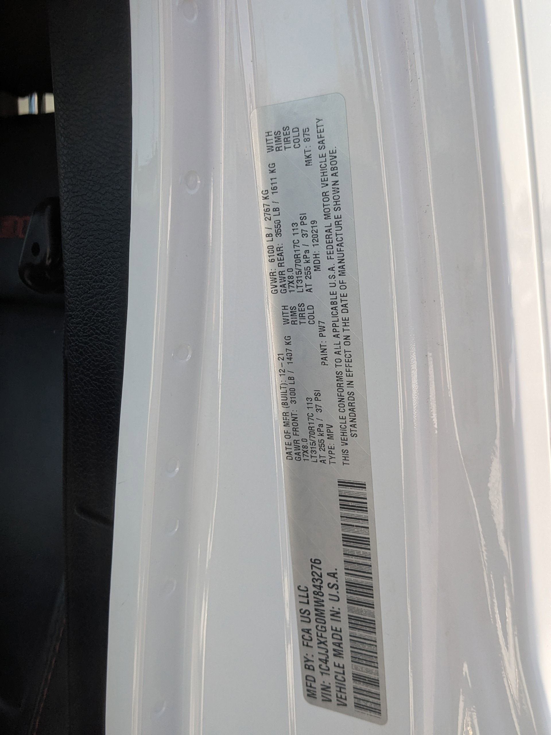 2021 Jeep Wrangler Unlimited Rubicon