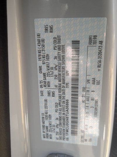 2026 Ford Escape Active