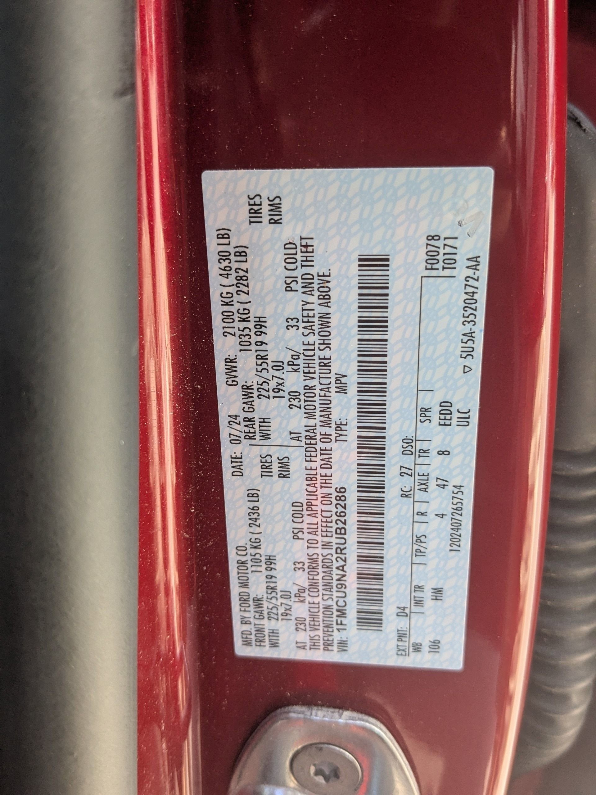 2024 Ford Escape ST-Line Select