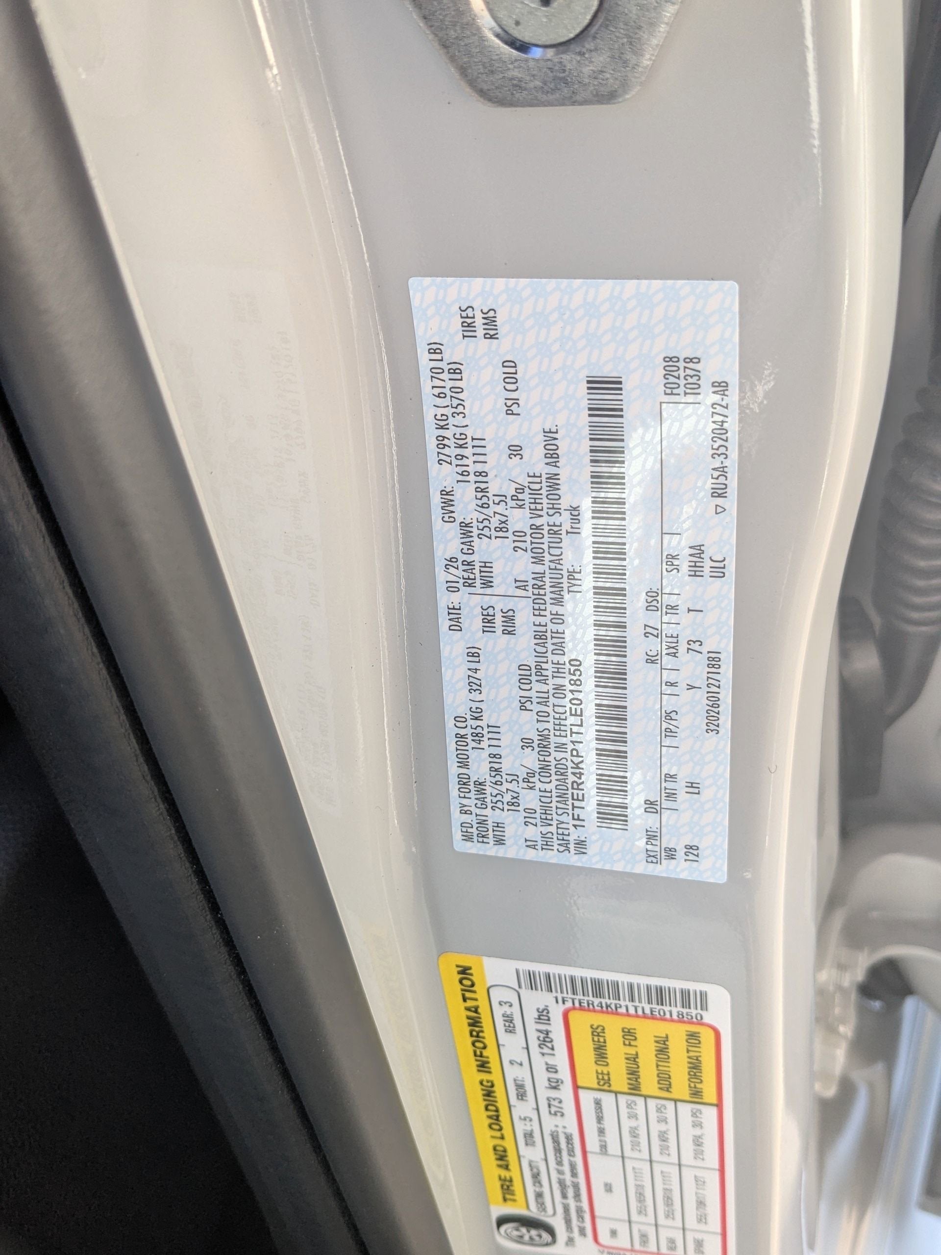 2026 Ford Ranger LARIAT