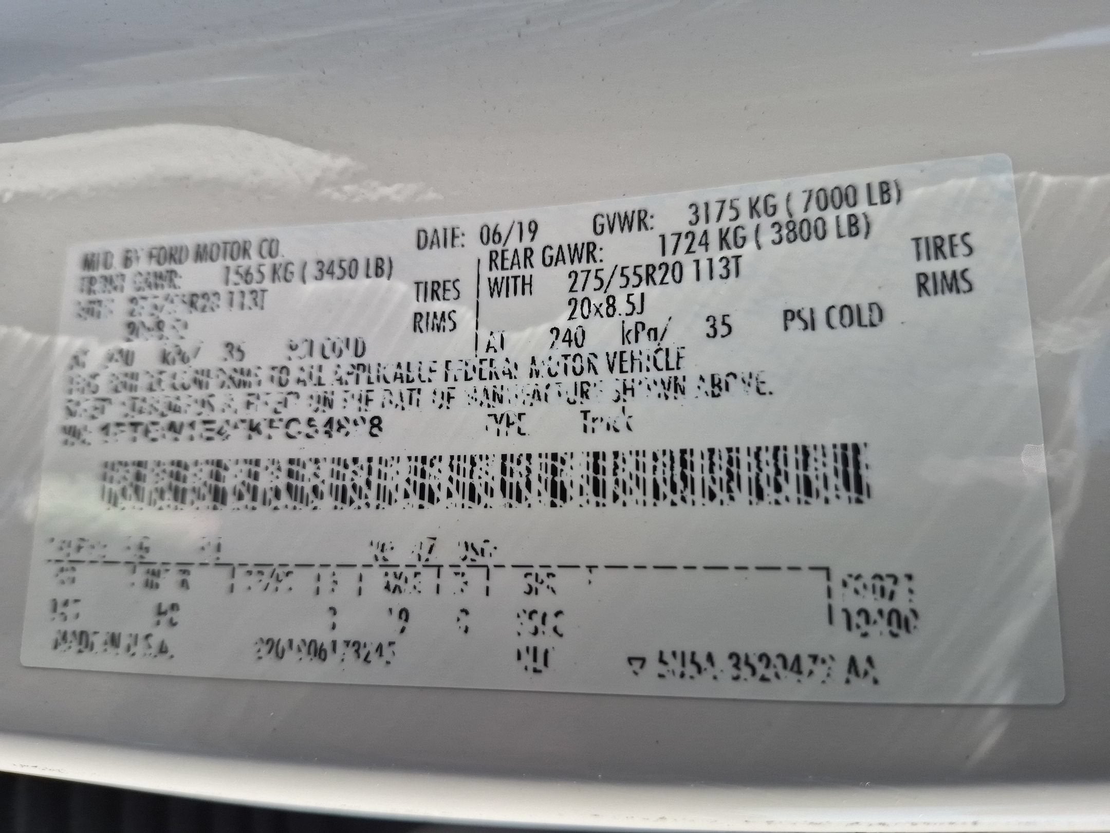 2019 Ford F-150 LARIAT