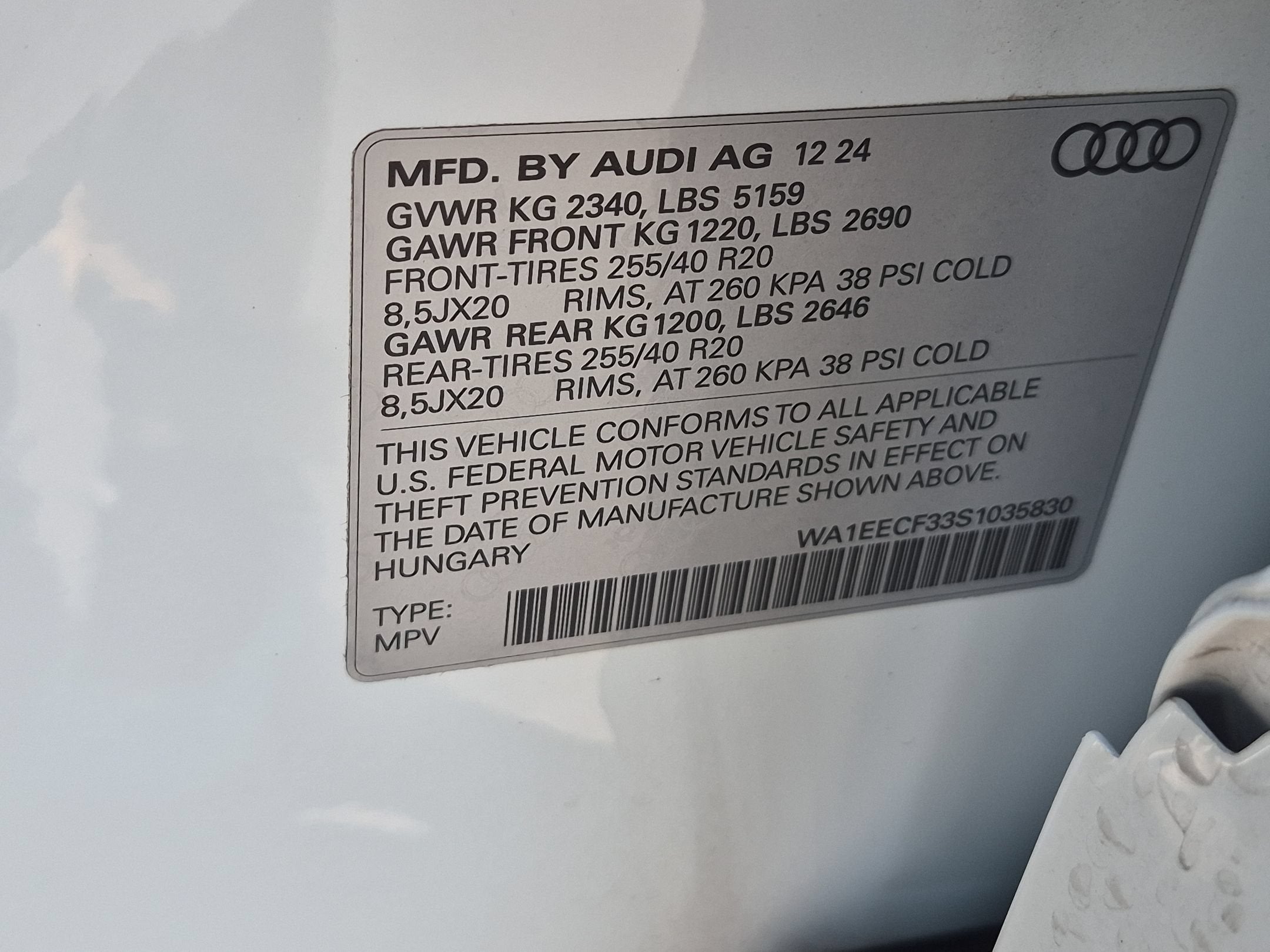 2025 Audi Q3 S line Premium Plus