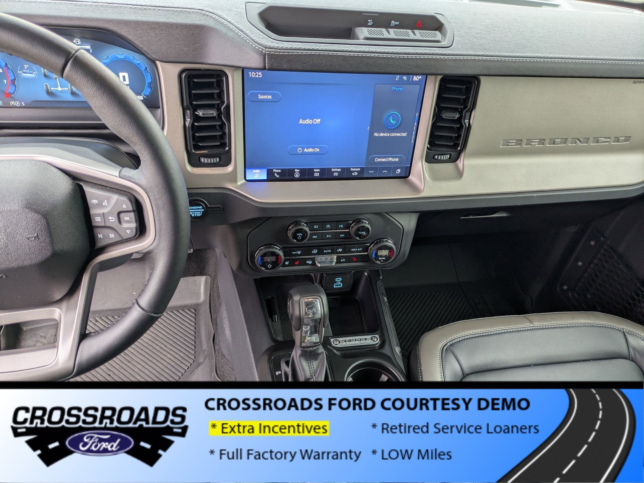 2025 Ford Bronco Outer Banks - Crossroads Courtesy Demo