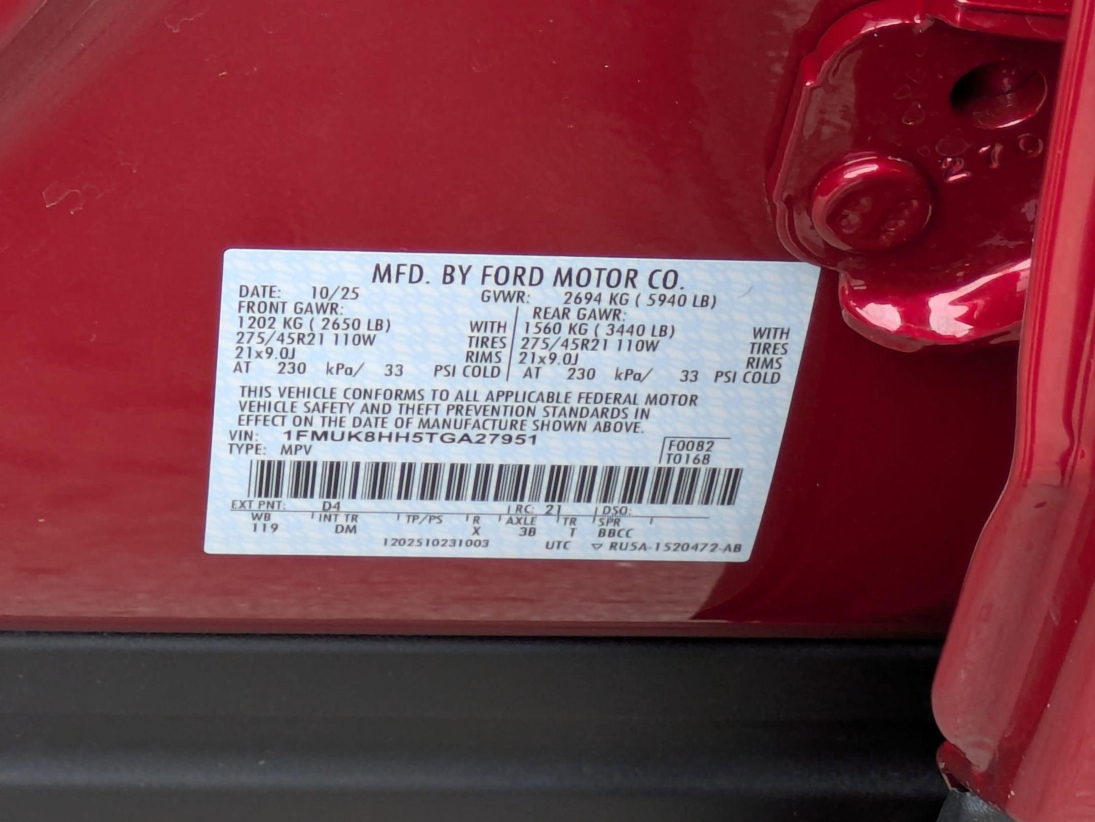 2026 Ford Explorer Platinum