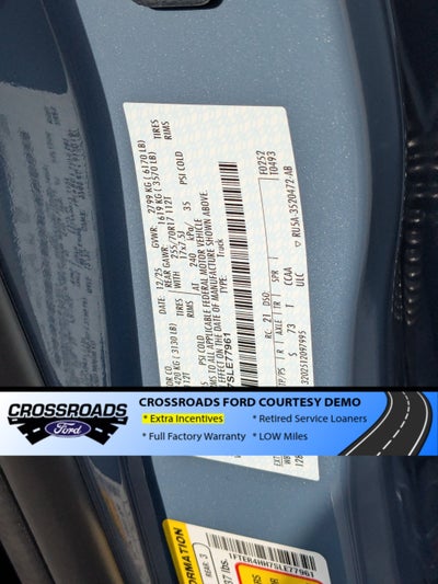 2025 Ford Ranger XLT - Crossroads Courtesy Demo