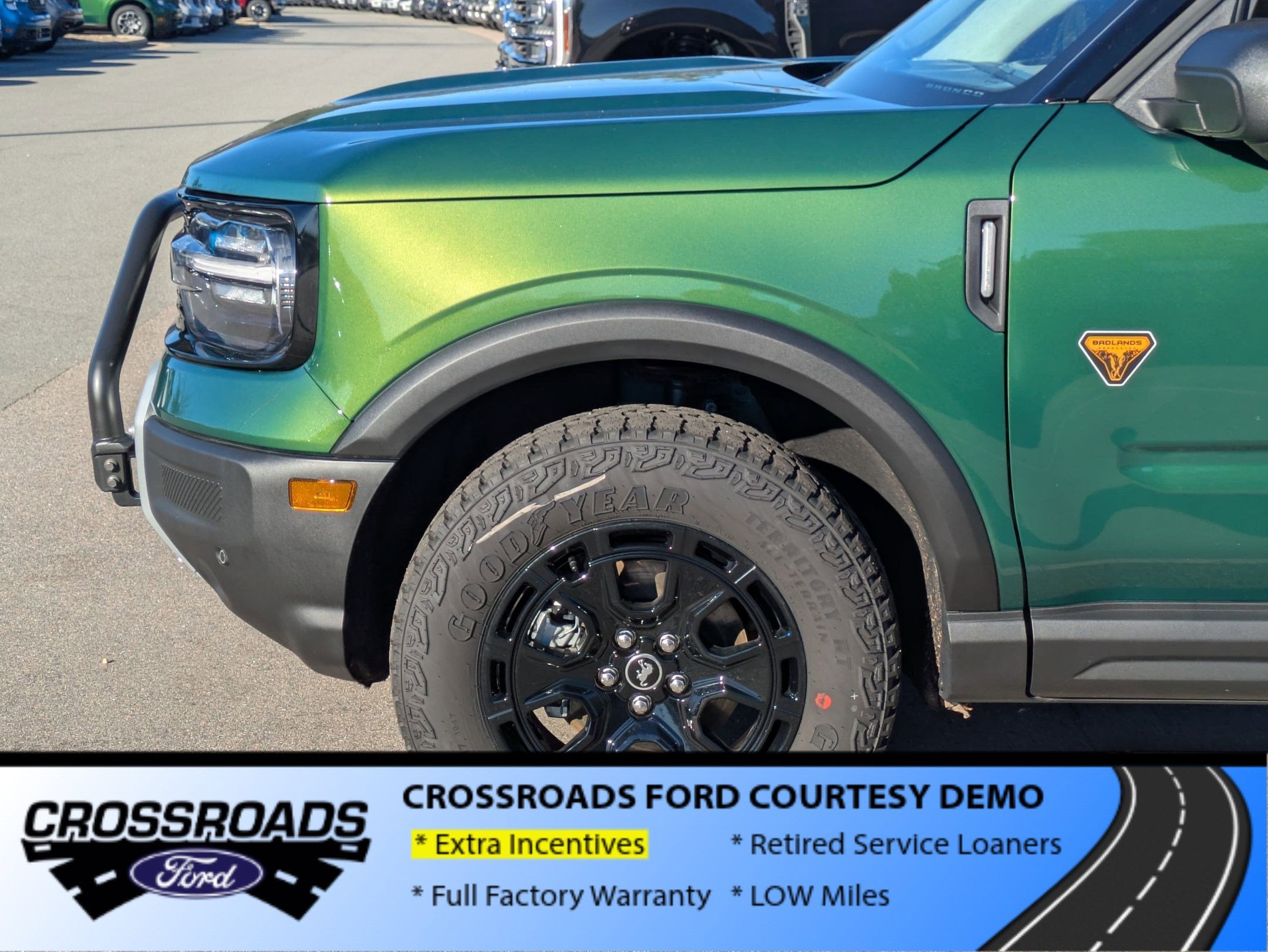 2025 Ford Bronco Sport Badlands - Crossroads Courtesy Demo