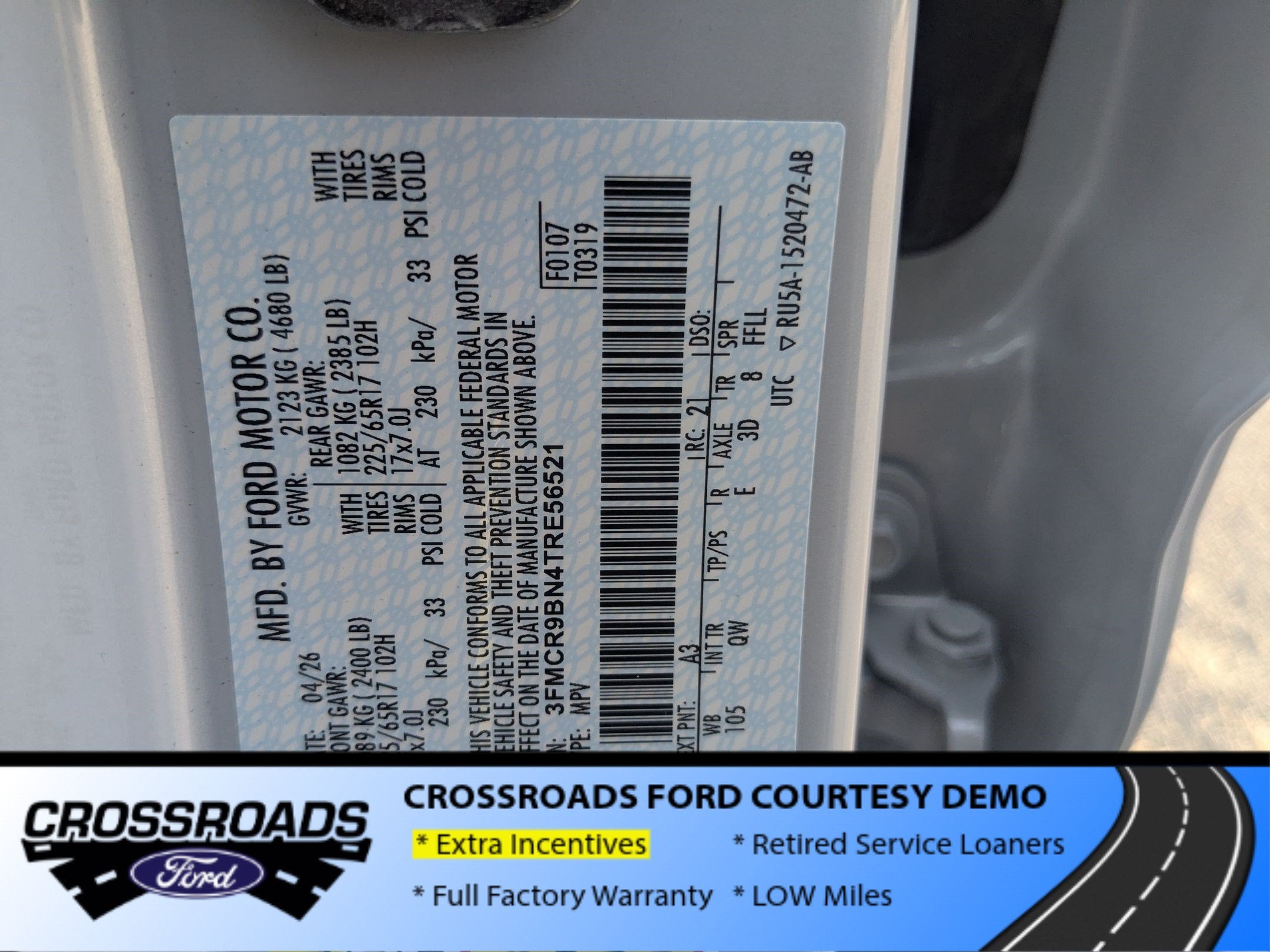 2026 Ford Bronco Sport Big Bend - Crossroads Courtesy Demo