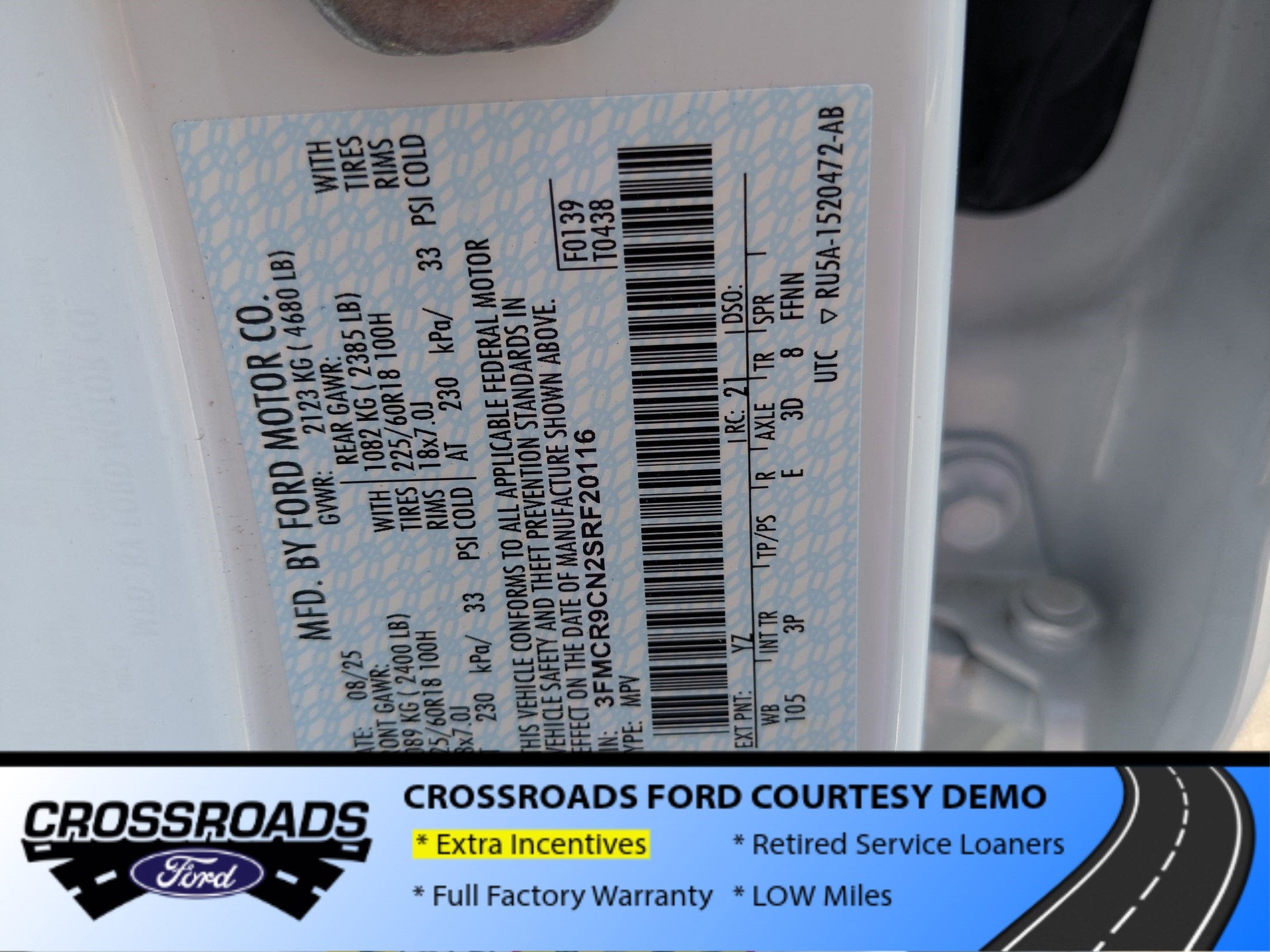 2025 Ford Bronco Sport Outer Banks - Crossroads Courtesy Demo