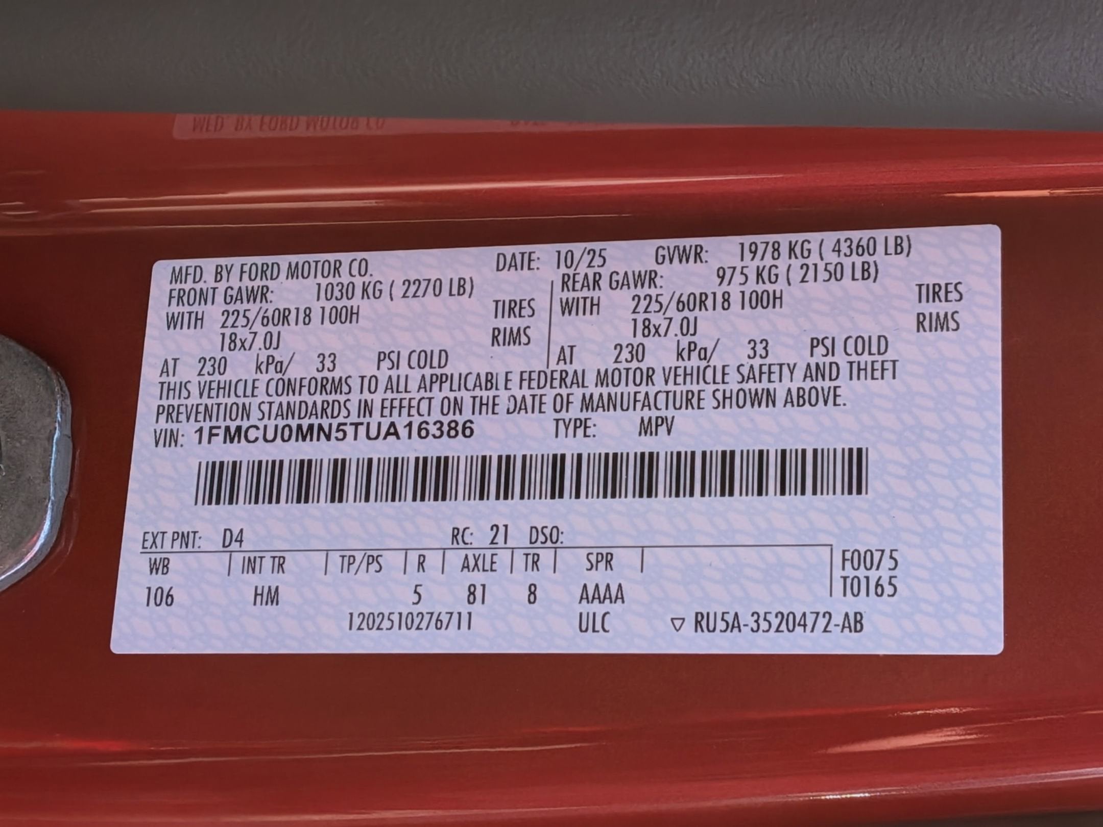 2026 Ford Escape ST-Line