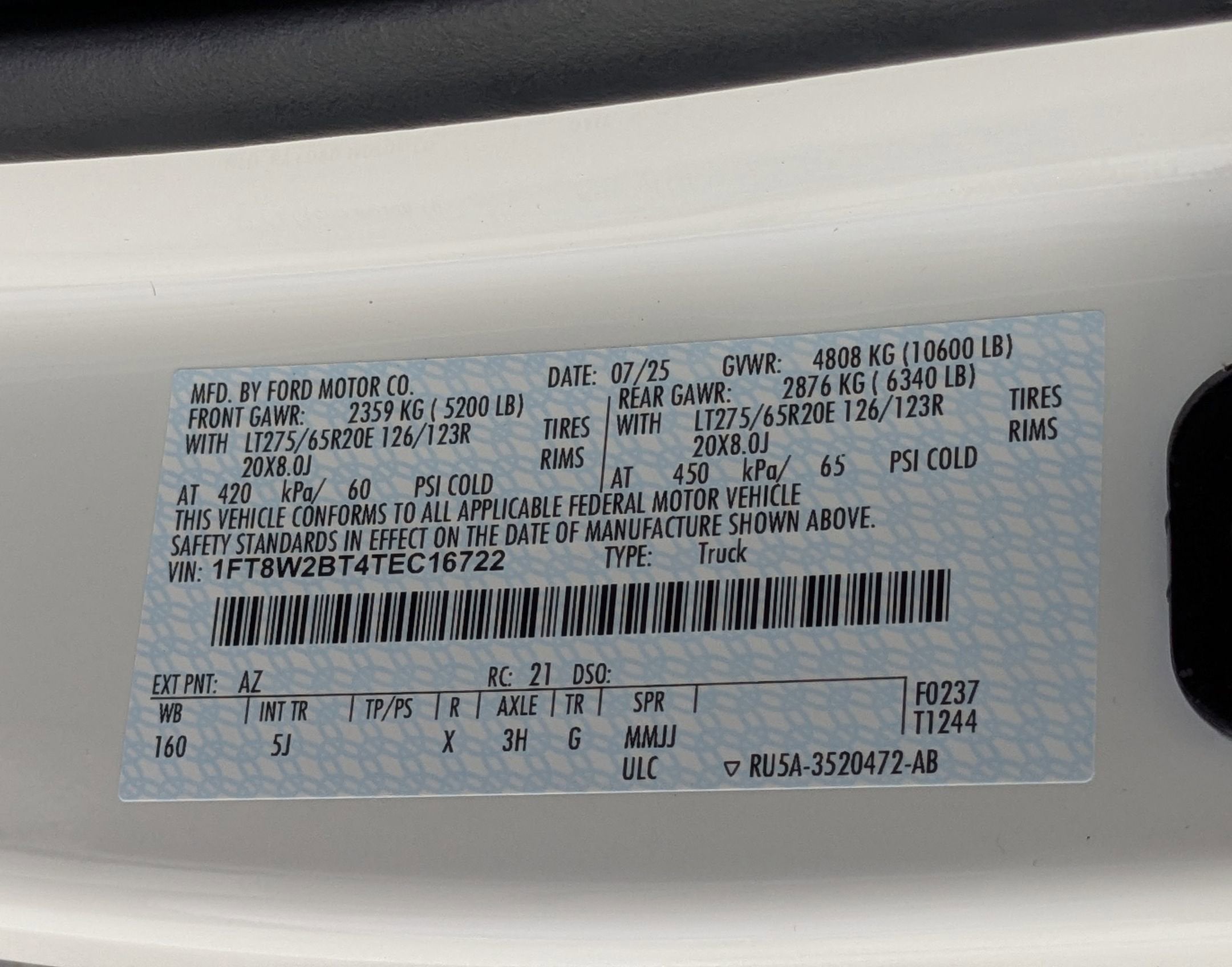 2026 Ford Super Duty F-250 SRW LARIAT