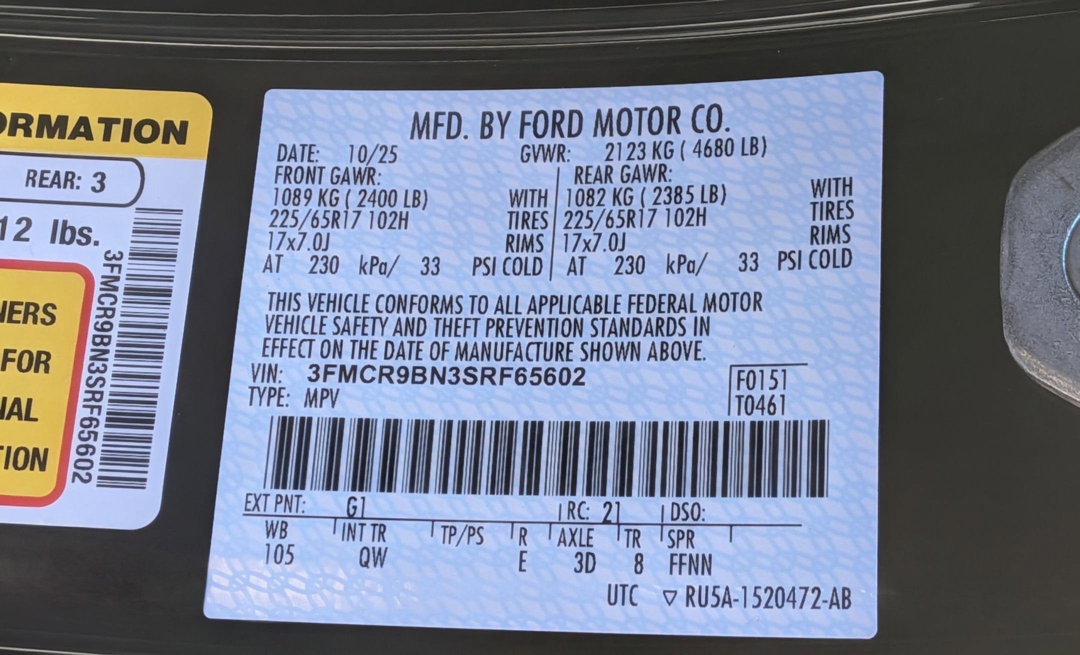 2025 Ford Bronco Sport Big Bend