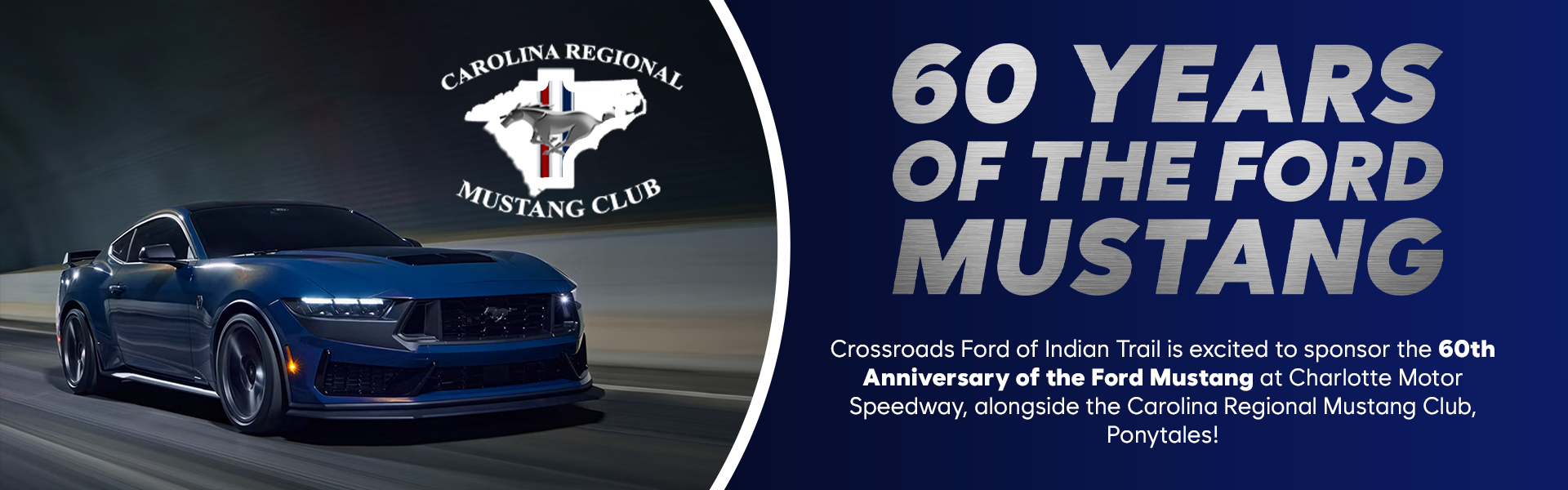 Mustang 60th Anniversary Charlotte Motor Speedway