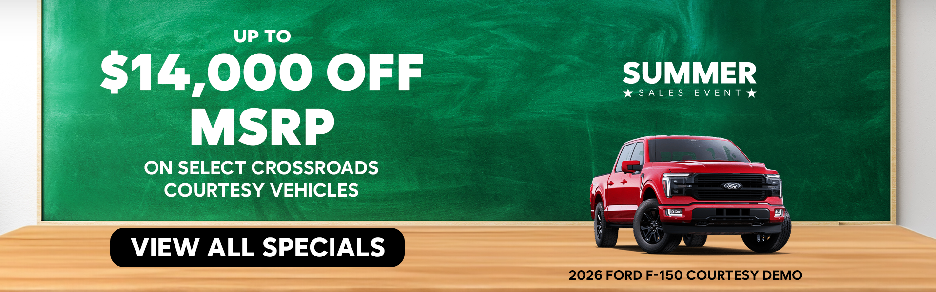 Up to $14,000 Off MSRP
