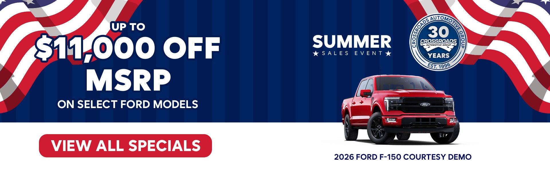 Up to $11,000 Off MSRP