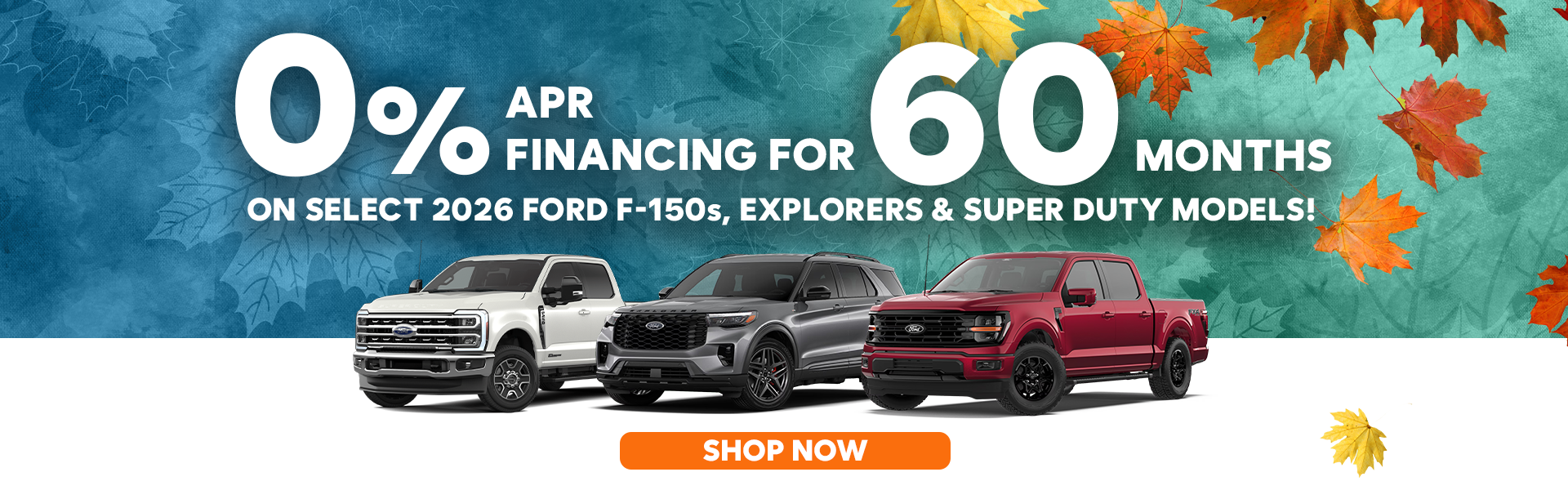 0% APR Financing for 60 Months